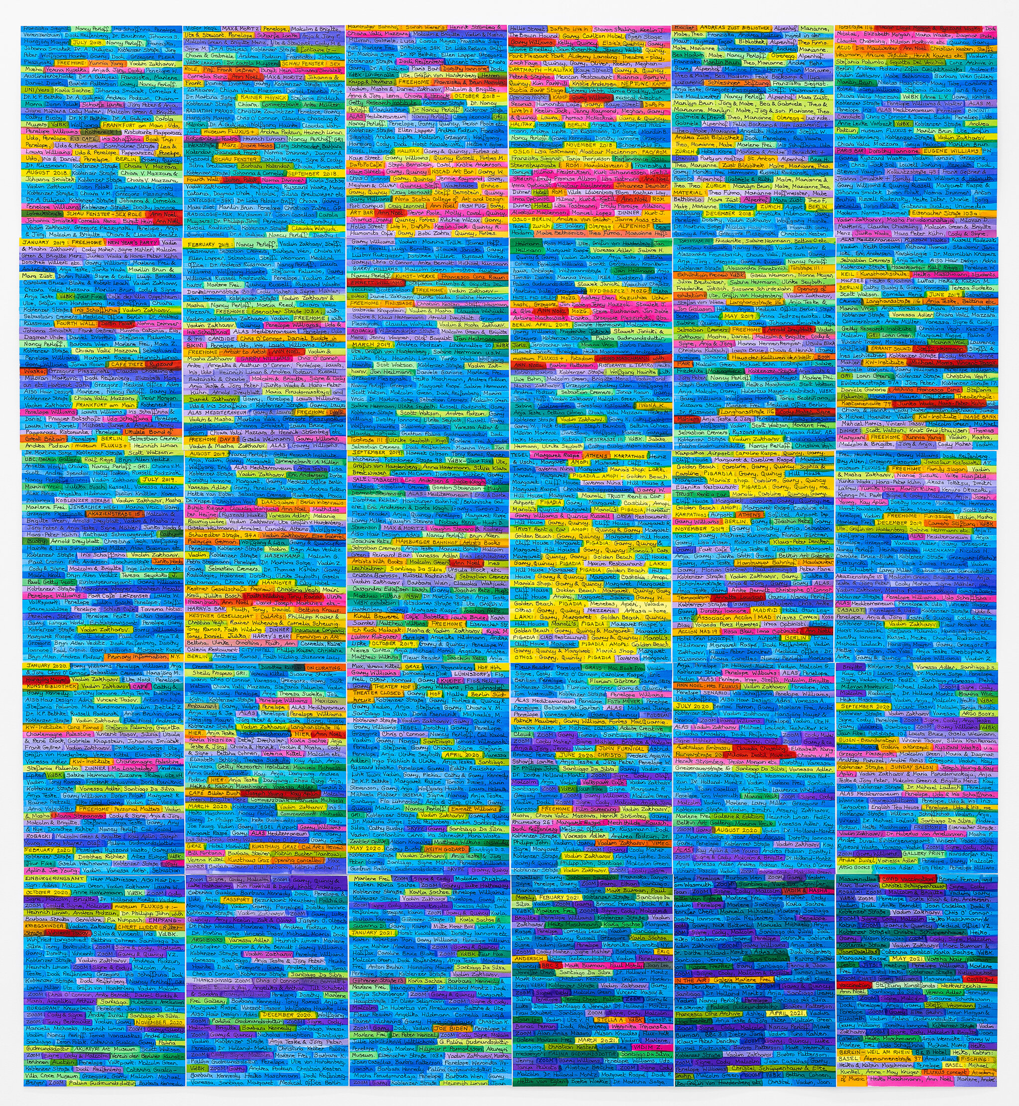 Ann Noël, COVID CONFLUX, 2021