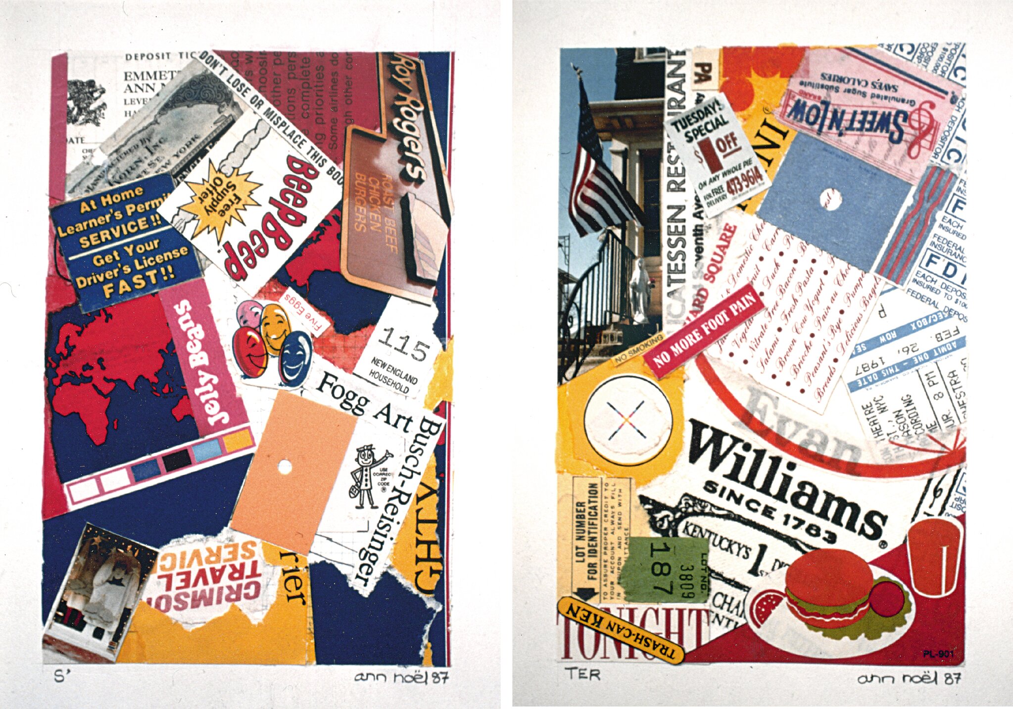 Ann Noël, Schwitters' Dream, 1987